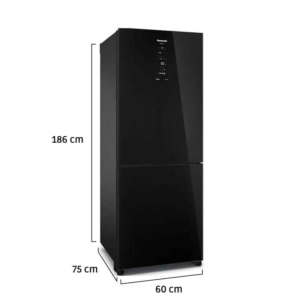 Geladeira Panasonic Frost Free 397 Litros Preta - 4
