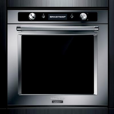 Forno Elétrico Brastemp de Embutir Gourmand 73L Inox 220V BOC60BRBNA