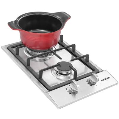 Cooktop a Gás Suggar 2 Bocas Ferro Fundido Inox