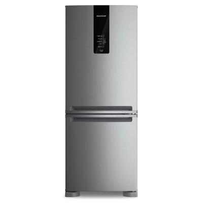 Refrigerador Brastemp Duplex Inverse Smart Flow 447L Inox 110V BRE57FKANA