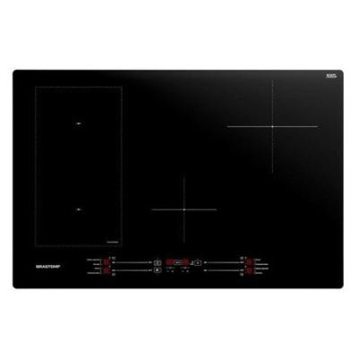 Cooktop de Indução Brastemp 4Q Flexizone Preto 220V BDJ77BEBNA