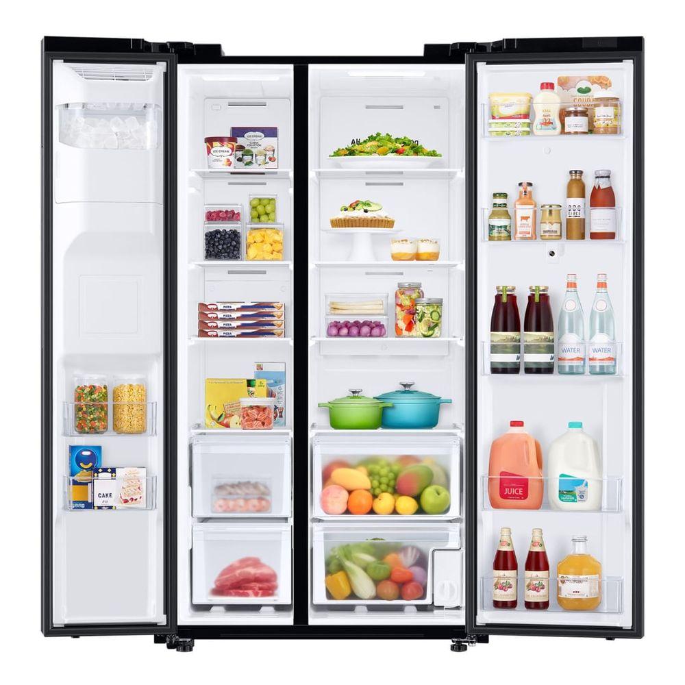 Geladeira Samsung Side By Side 585 Litros Preta Premium - 9