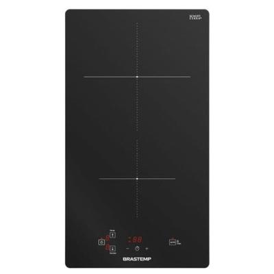 Cooktop de Indução Brastemp 2 Bocas Função Especial Preto 220V BDJ31AEBNA