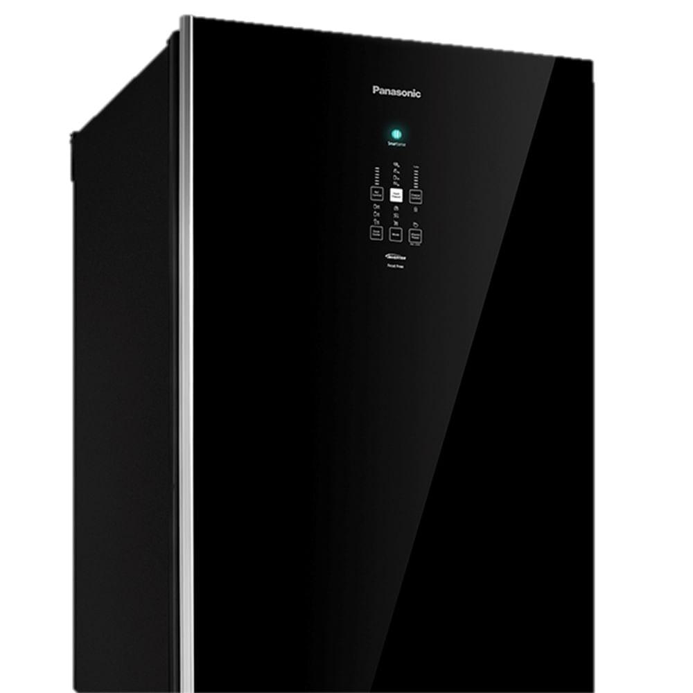 Geladeira Panasonic Frost Free 480L Preto Glass 110V NR-BB71GVFBA - 2