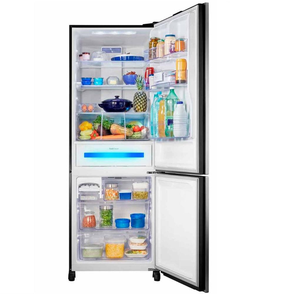 Geladeira Panasonic Frost Free 480L Preto Glass 110V NR-BB71GVFBA - 6