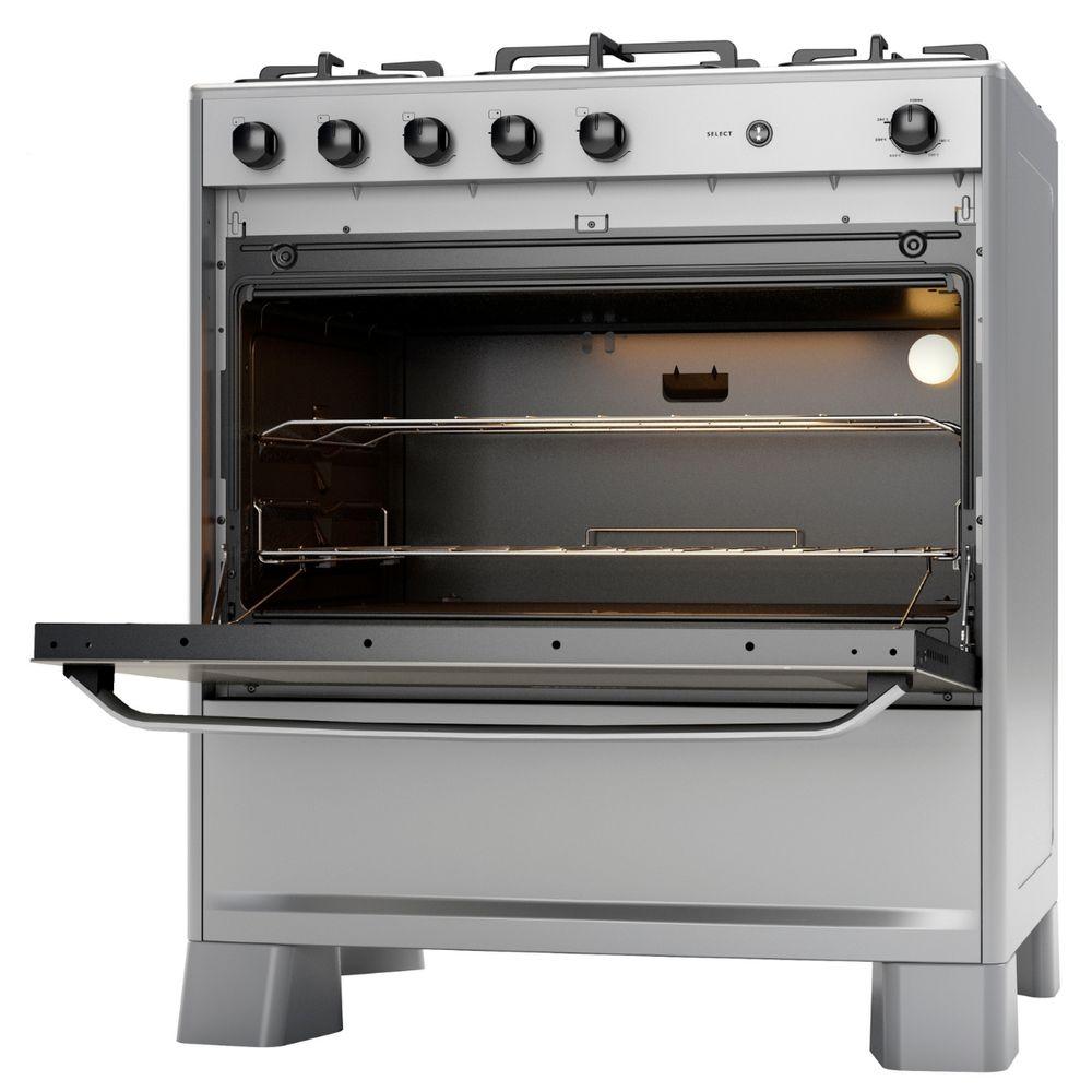 Fogão de Piso Suggar Select 5 Bocas Prata Inox Bivolt FGISL510PRIX - 5