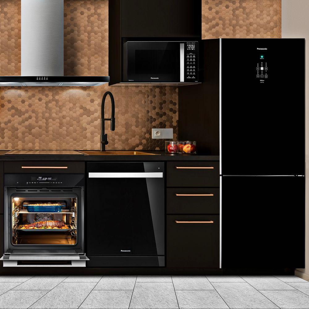 Forno Elétrico Panasonic de Embutir 72 Litros Preto 220V HL-CX672BRPK - 5