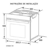 Forno Elétrico Panasonic de Embutir 72 Litros Preto 220V HL-CX672BRPK - 3