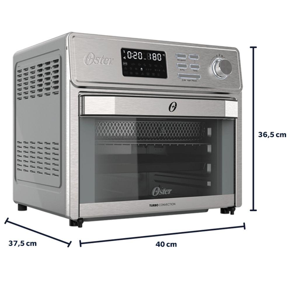 Forno Elétrico Oster Multifunção com Air Fryer 25 Litros 10x1 Inox - 3