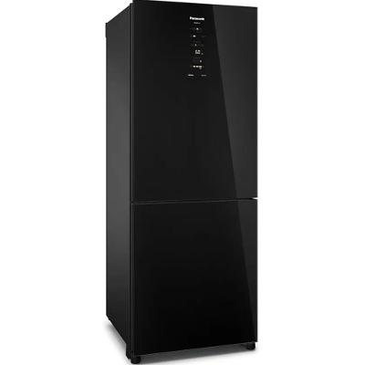 Geladeira Panasonic BB65 Frost Free 450L Inverter Vidro Preto 220V NR-BB65GVFBB
