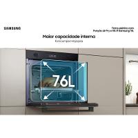 Forno Elétrico Samsung Air Fry e Wi-Fi 76 Litros Preto - 6