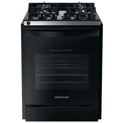 Fogão de Embutir Brastemp BYO4XAE 4 Bocas Preto