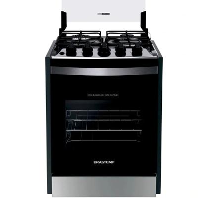 Fogão de Embutir Brastemp BYO4EBR 4 Bocas Inox Bivolt