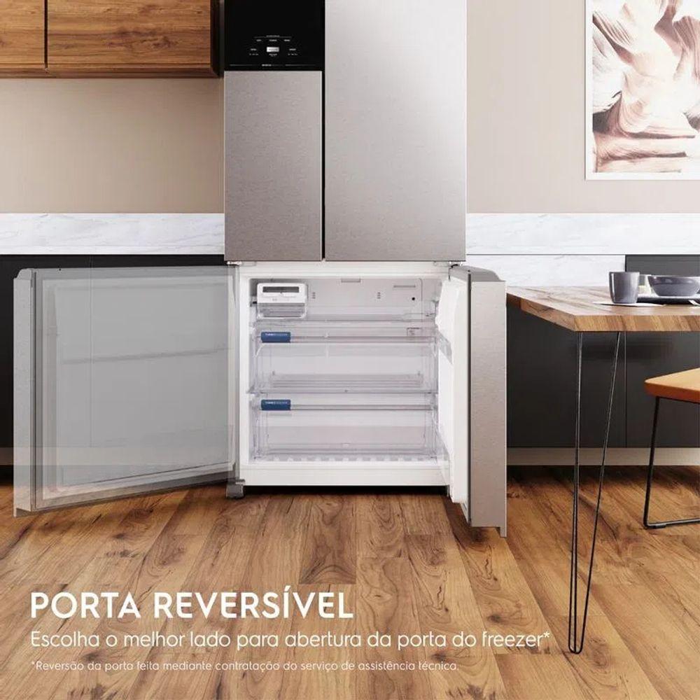 Geladeira Electrolux Multidoor IM8S Efficient Com Autosense e Inverter 590L Inox Look 110V 02623FBA130 - 9