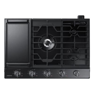 Cooktop a Gás Samsung WI-FI 5Q Dupla Chama Preto Inox 110V NA30N6555TG/AZ
