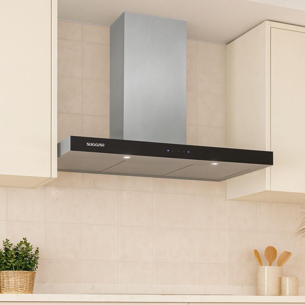Coifa de Ilha Suggar Granada Touch 90 cm Inox 110V TP0791IX - 2