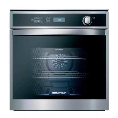 Forno a Gás Brastemp de Embutir 78L Inox 220V BOH84ARRNA