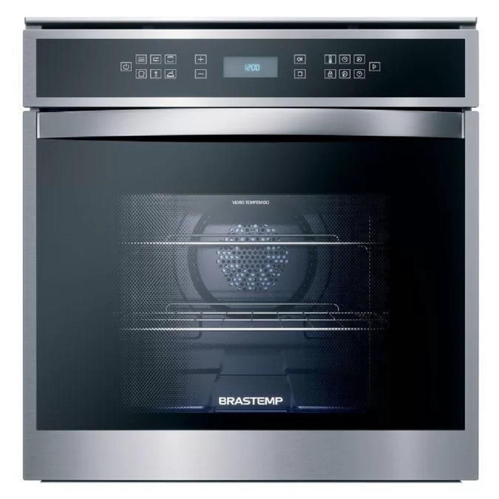 Forno Elétrico Brastemp de Embutir 84 Litros Inox 220V BOT84ARBNA - 1