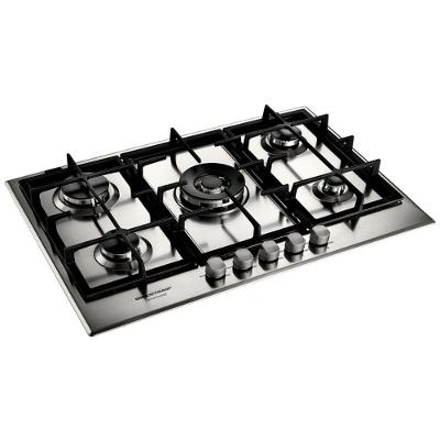 Cooktop a Gás Brastemp BDK75DR Gourmand 5 Bocas 75cm Inox