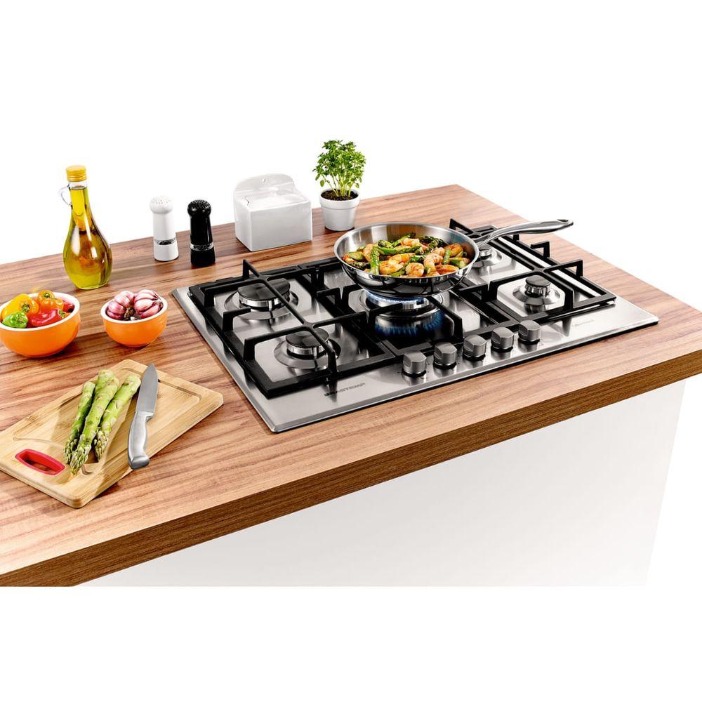 Cooktop a Gás Brastemp Gourmand 5 Bocas 75cm Inox - 2