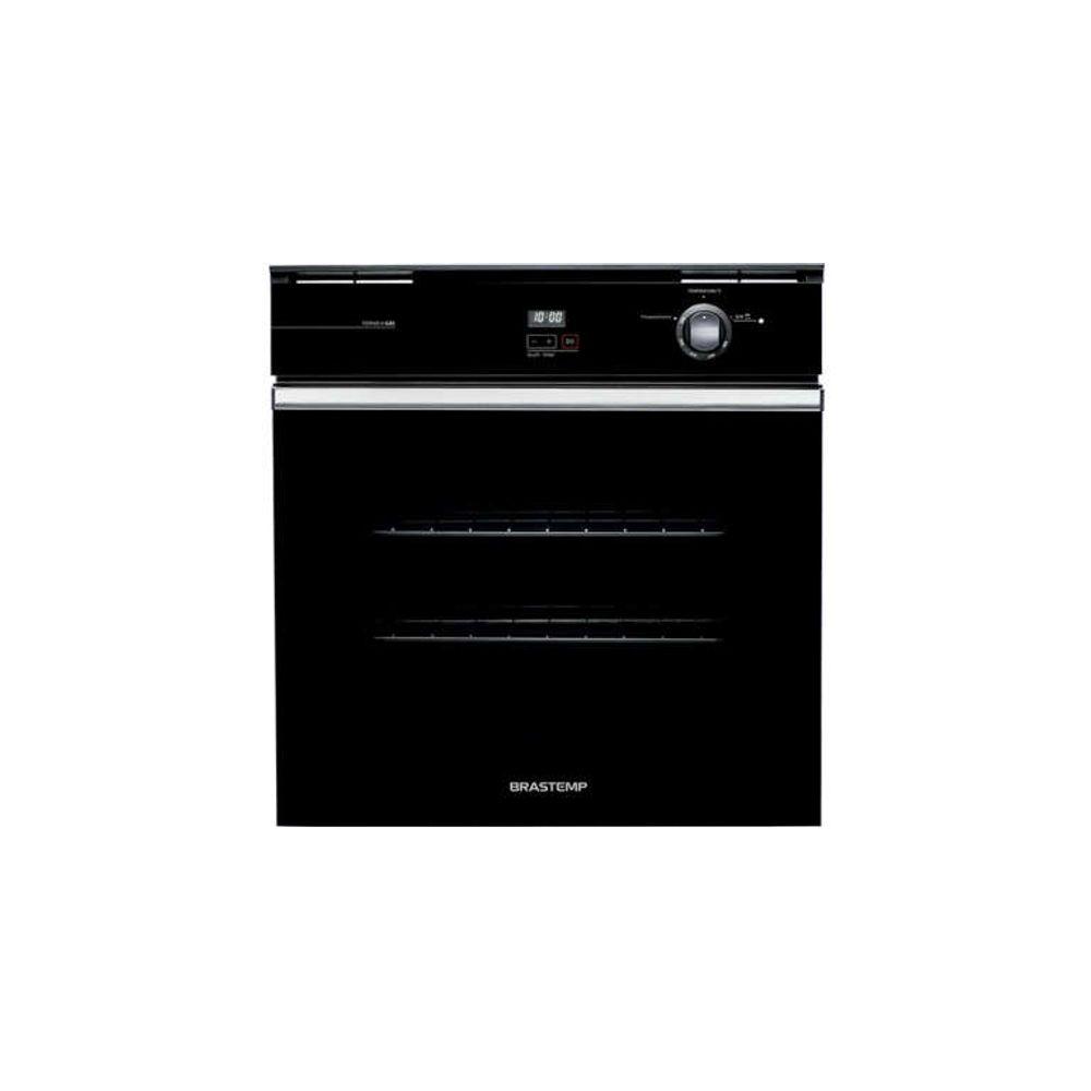 Forno a Gás Brastemp de Embutir 78 Litros Preto 220V BOA84AERNA - 1