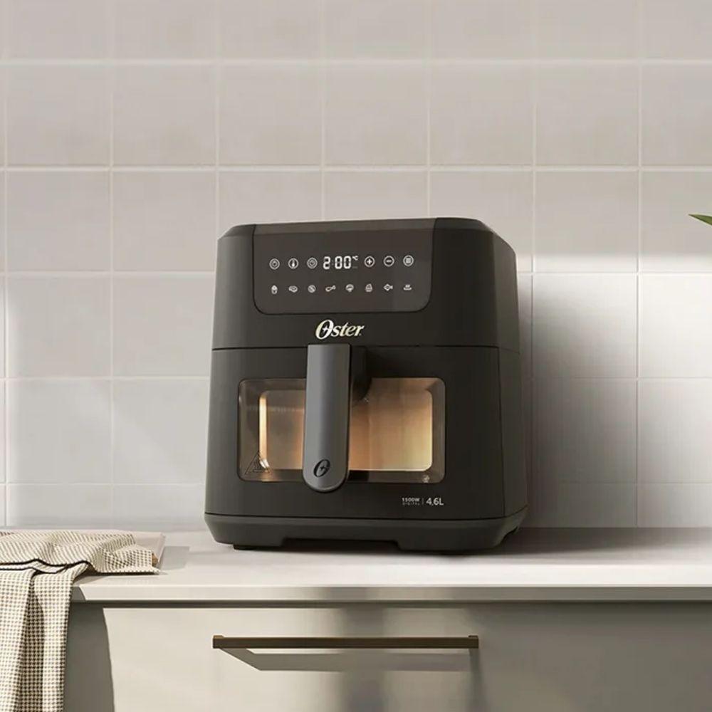 Fritadeira Oster Air Fryer Digital Clear Visor Transparente 4.6L Preto 110V OFRT970-127 - 2