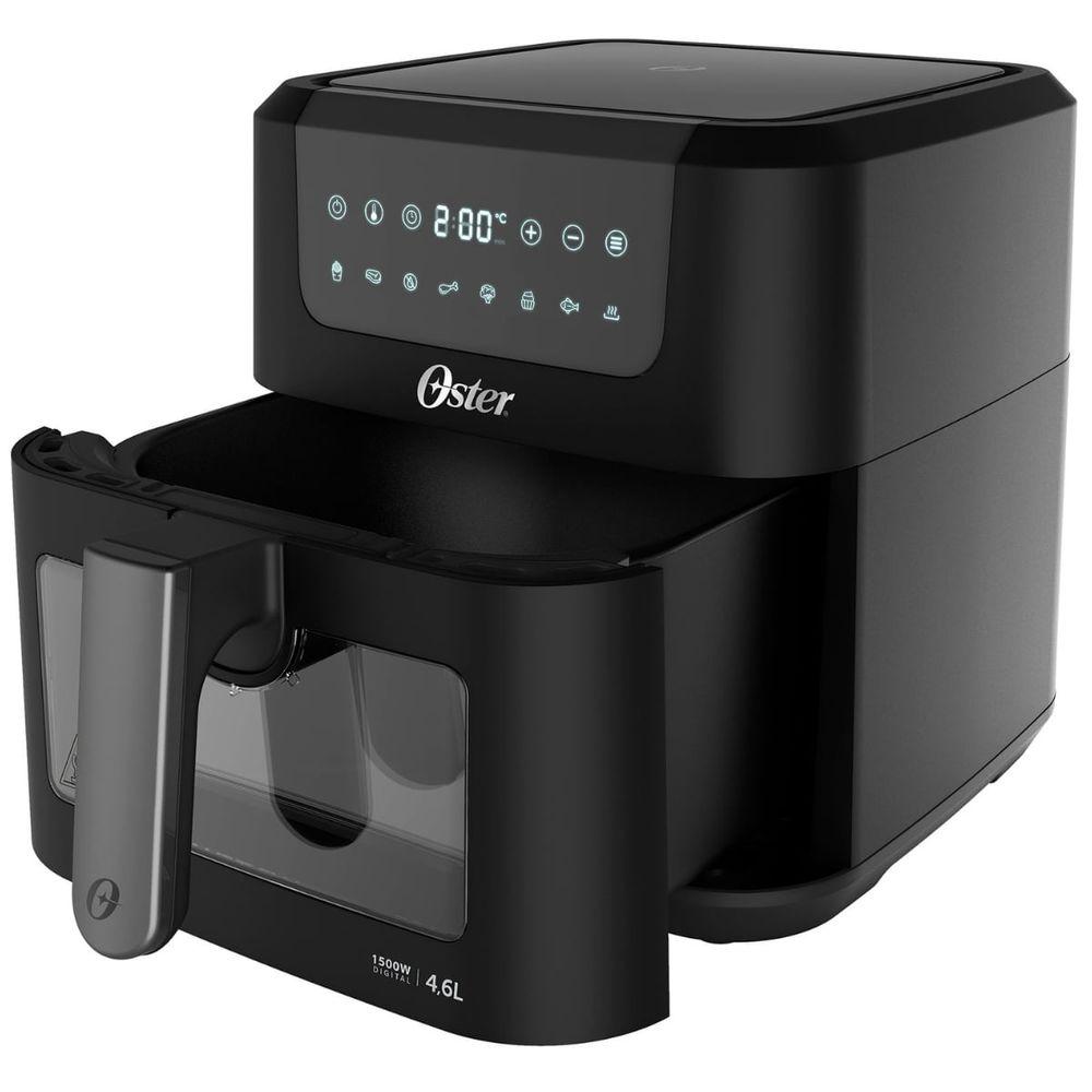 Fritadeira Oster Air Fryer Digital Clear Visor Transparente 4.6L Preto 110V OFRT970-127 - 6