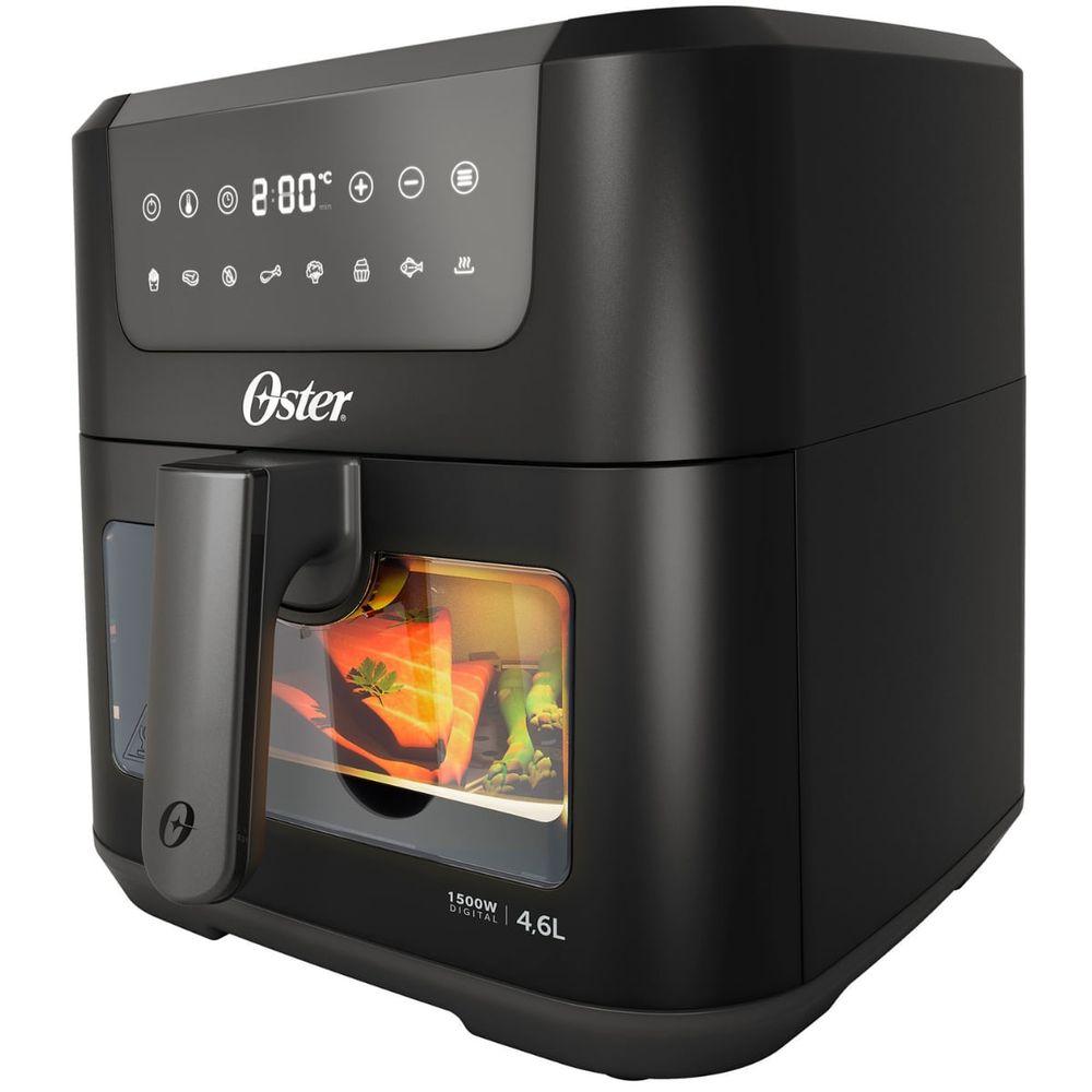 Fritadeira Oster Air Fryer Digital Clear Visor Transparente 4.6L Preto 110V OFRT970-127 - 7