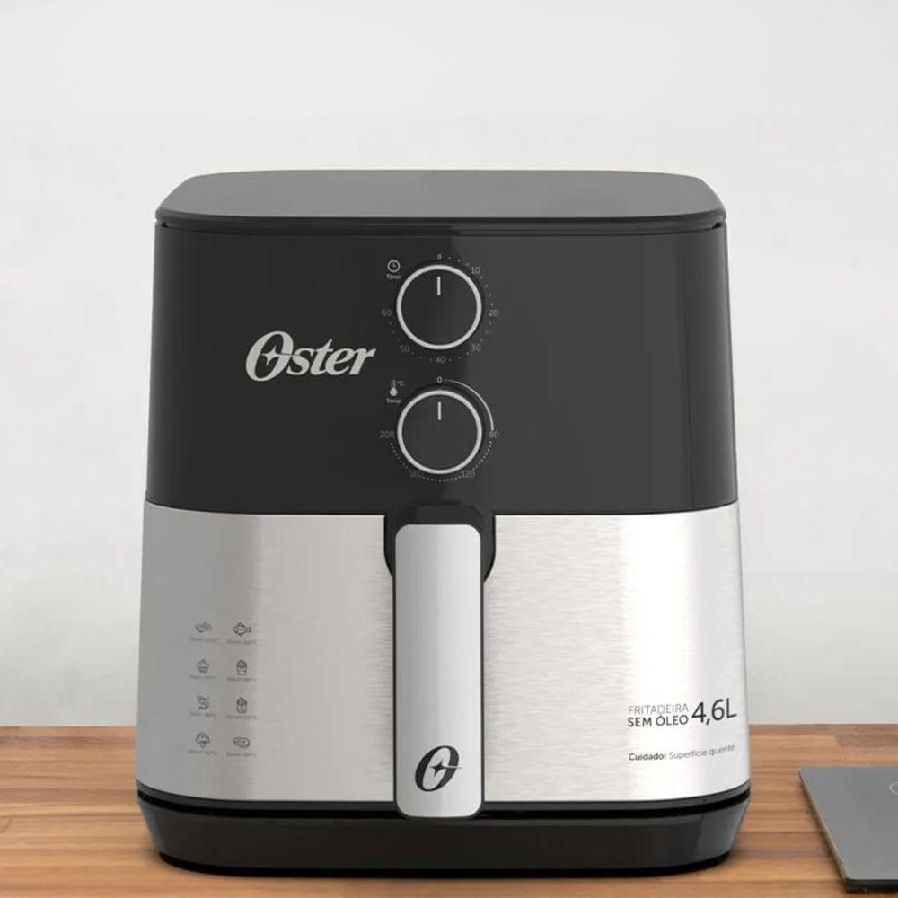 Fritadeira Oster 4.6L Preto Inox 110V OFRT520-127 - 2