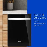 Lava-louças Panasonic de Embutir 15 Serviços Preto 220V NP-6M1MBKBRP - 2