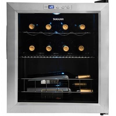 Adega Suggar Lyon 13 Garrafas Preta Inox 110V AD1511IX