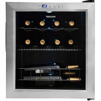 Adega Suggar Lyon 13 Garrafas Preta Inox 110V AD1511IX - 1