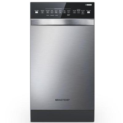 Lava-louças Brastemp BLF10BR 10 Serviços Ciclo Pesado Inox