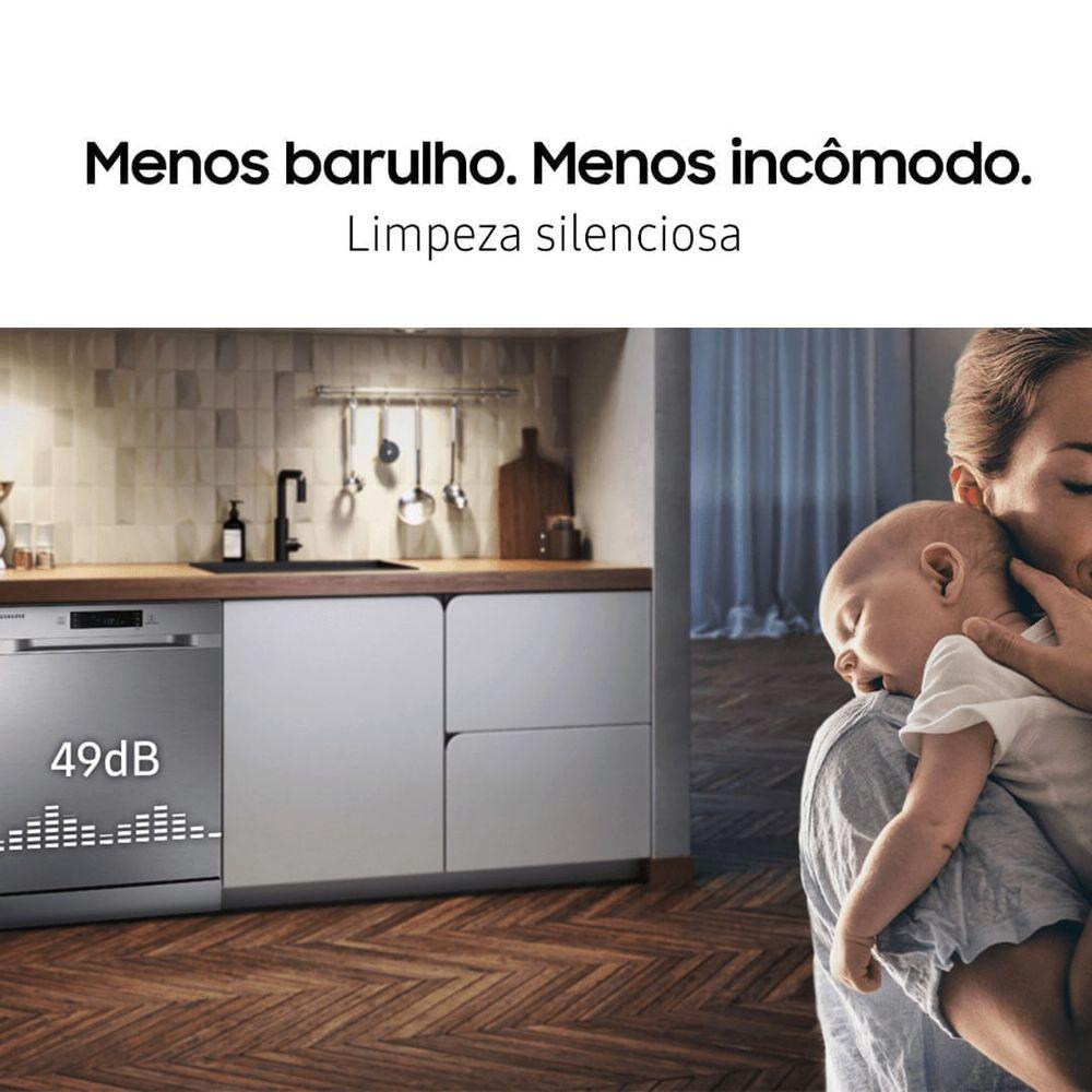 Lava-Louças Samsung 14 Serviços Inox 110V DW60C7050FS/AZ - 7