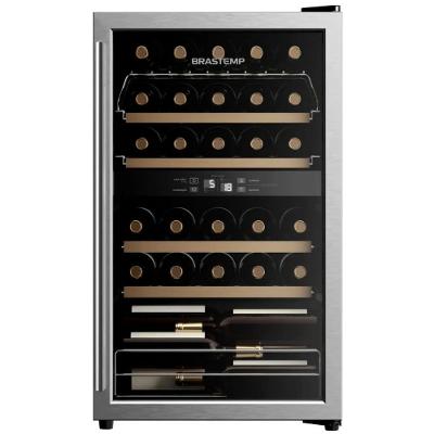Adega Brastemp BZB33BE 33 Garrafas Dual Zone Inox