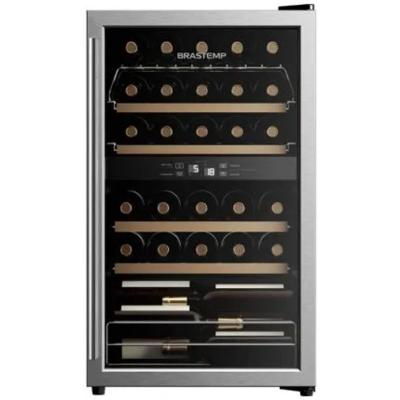 Adega Brastemp 33 Garrafas Dual Zone Inox 110V BZB33BEANA