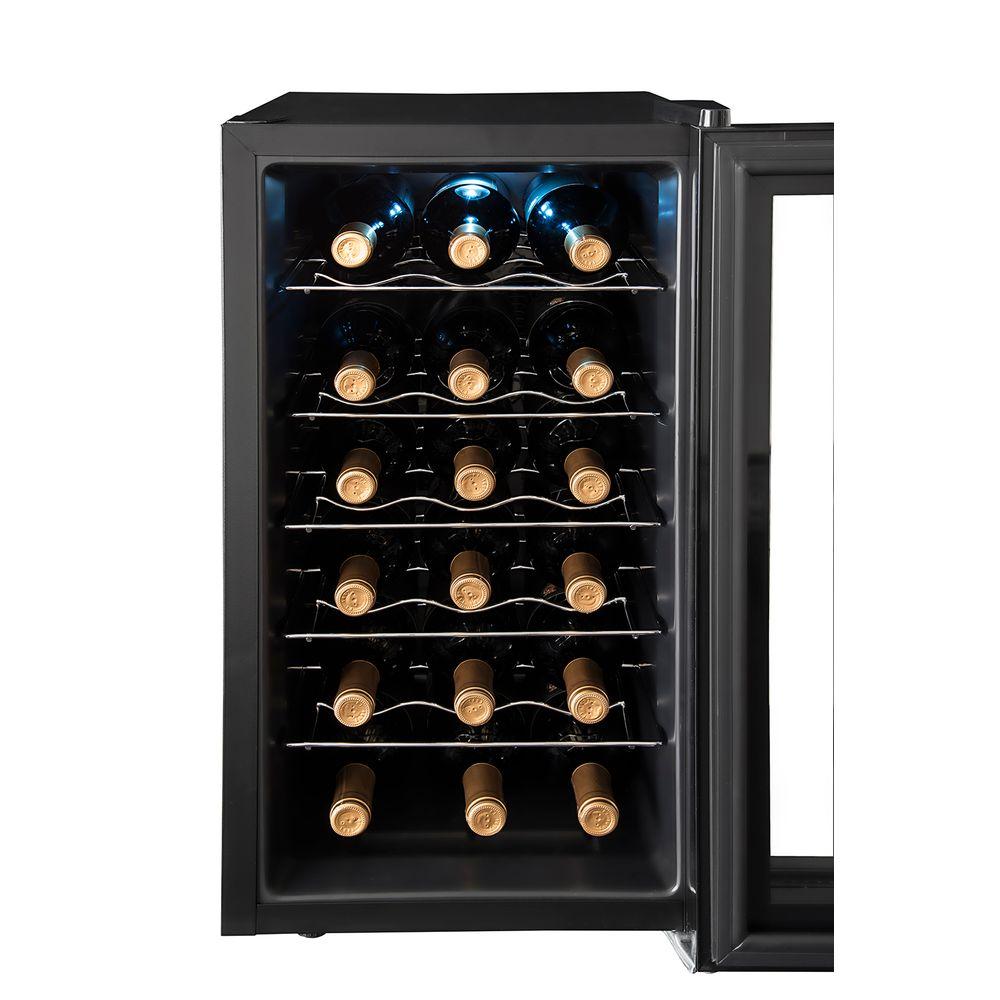 Adega Suggar Cannes 18 Garrafas Preta 110V AD1811PT - 2