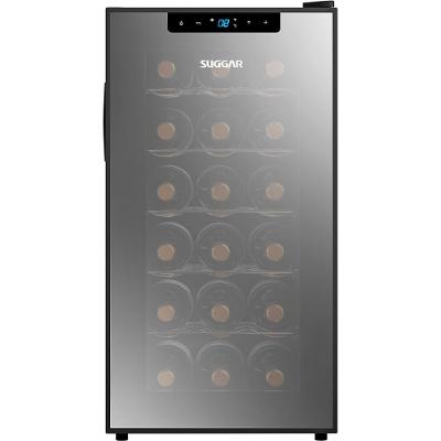 Adega Suggar Cannes 18 Garrafas Preta 110V AD1811PT