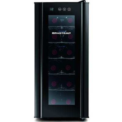 Adega Brastemp 12 Garrafas Preto 110V BZC12BEANA
