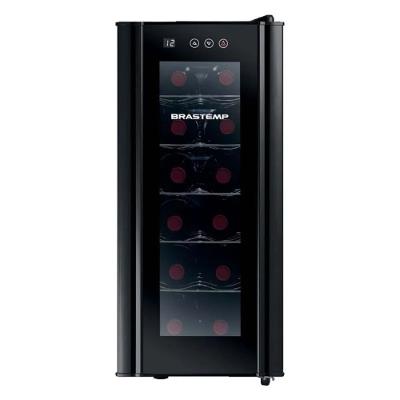 Adega Brastemp 12 Garrafas Preto 110V BZC12BEANA