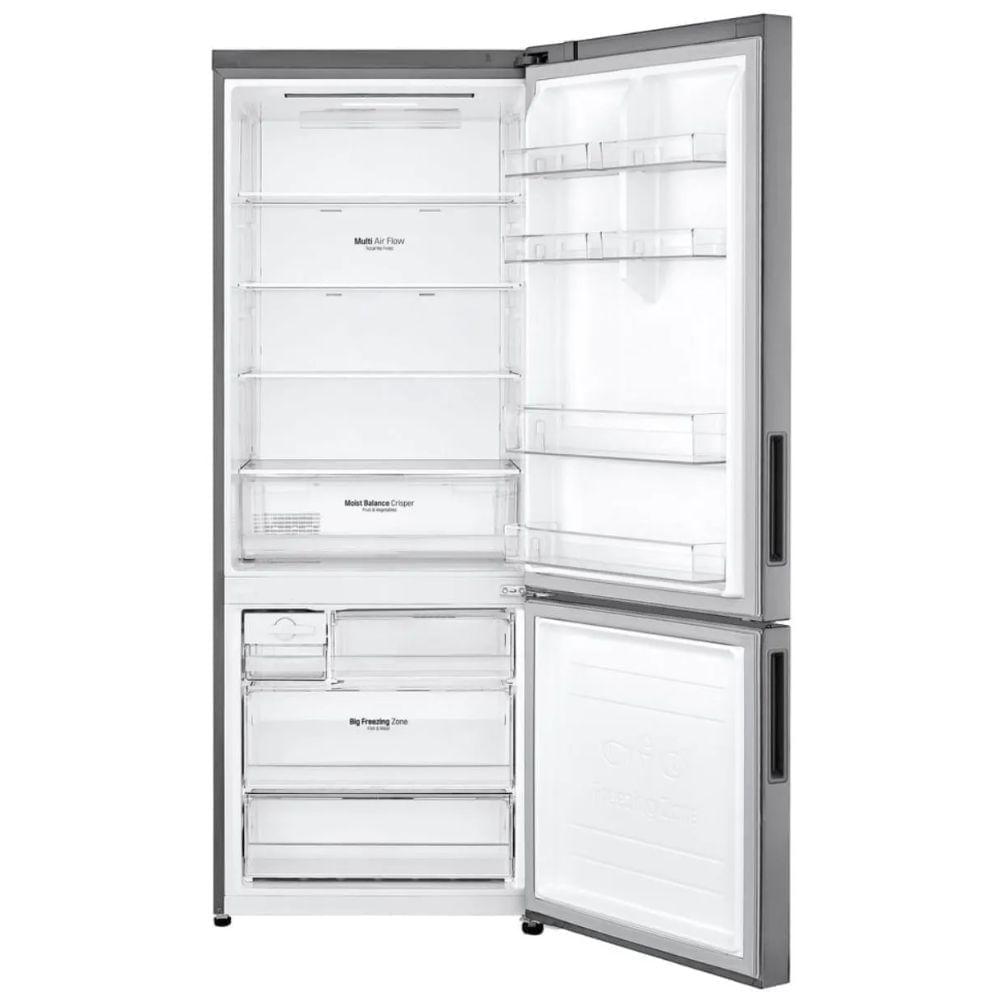 Geladeira LG Bottom Freezer Inverse 451L Platinum 110V, Sistema Inverter, Alta Capacidade, Moderno, Modelo GC-B569NLLM - 5