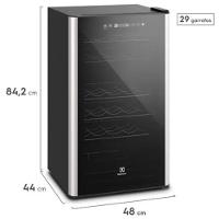 Adega Electrolux 29 Garrafas WDF29 Preta 220V 01312WBB235 - 3