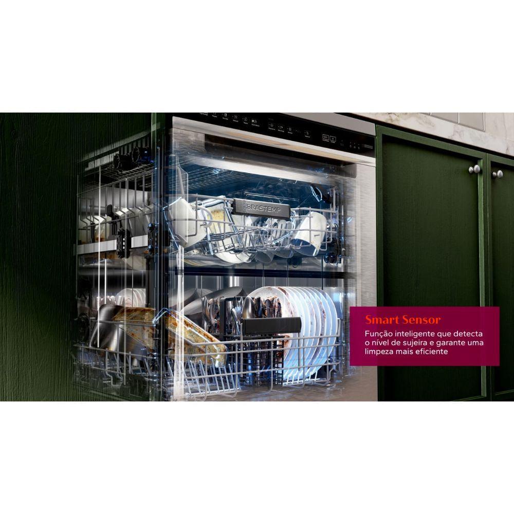 Lava-Louças Brastemp 15 Serviços Smart Sensor Inox 220V BLF61ARBNA - 10