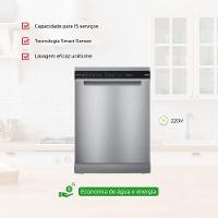 Lava-Louças Brastemp 15 Serviços Smart Sensor Inox 220V BLF61ARBNA - 8