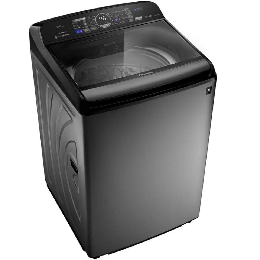 Lavadora Panasonic 18kg Titanium com Tecnologia Antibacteria 110V NA-F180P7TA - 1