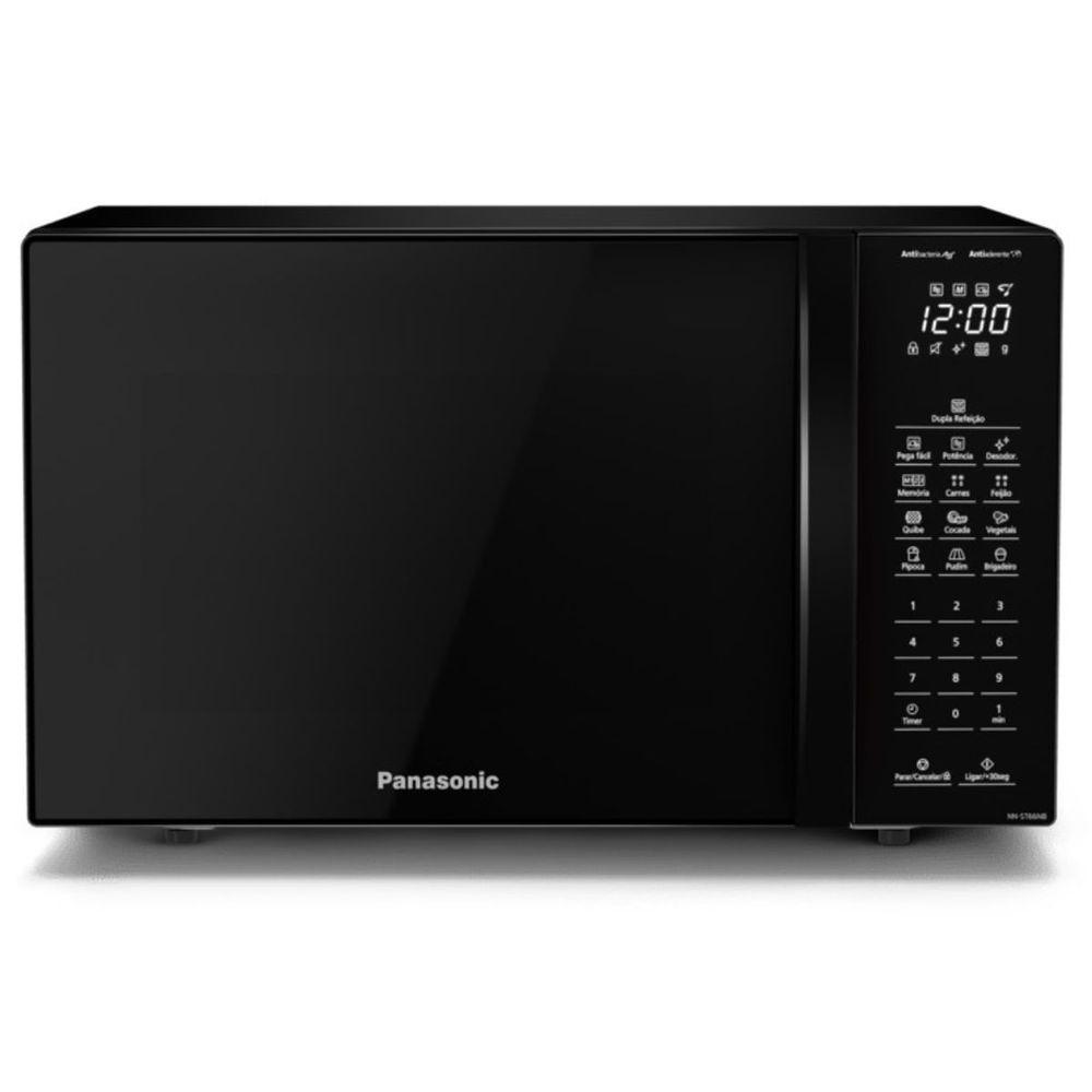 Micro-ondas Panasonic de Bancada 34 Litros Preto 110V NN-ST66NBRUN - 1