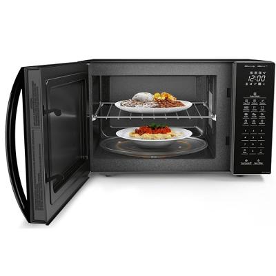 Micro-ondas Panasonic de Bancada 34L Preto 110V NN-ST66NBRUN