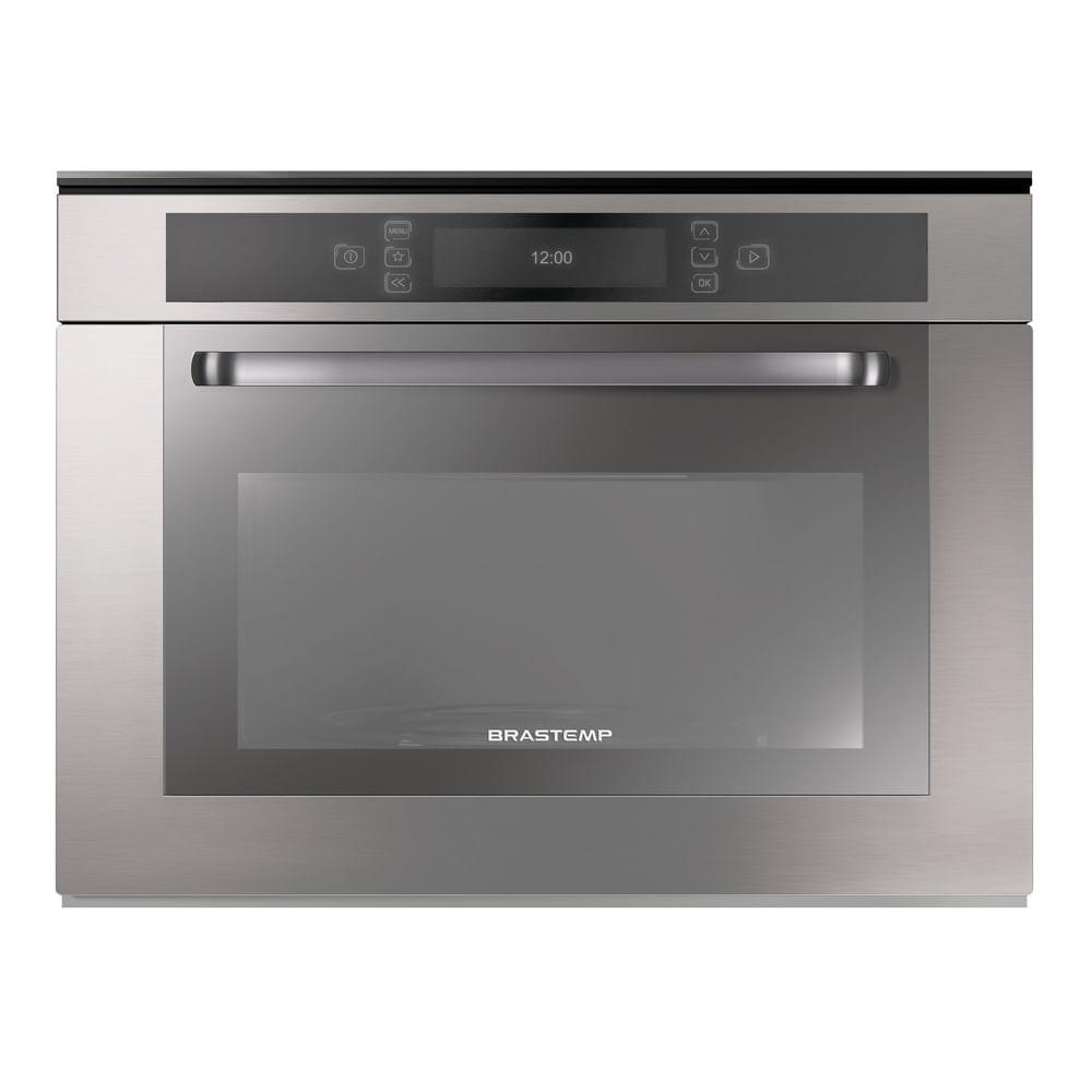 Micro-ondas Brastemp de Embutir 40 Litros Inox - 1