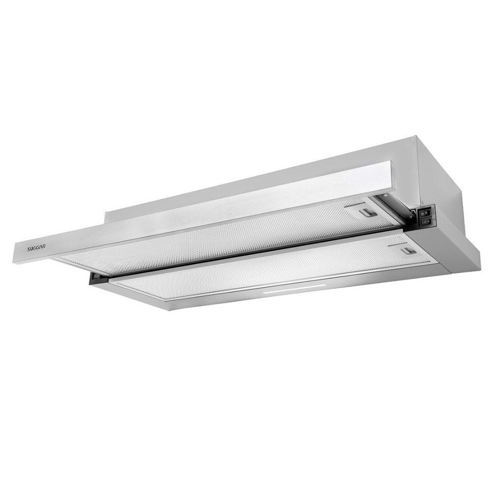 Depurador de Ar Suggar Slim de Embutir 80Cm Inox 110V DE81IX - 5