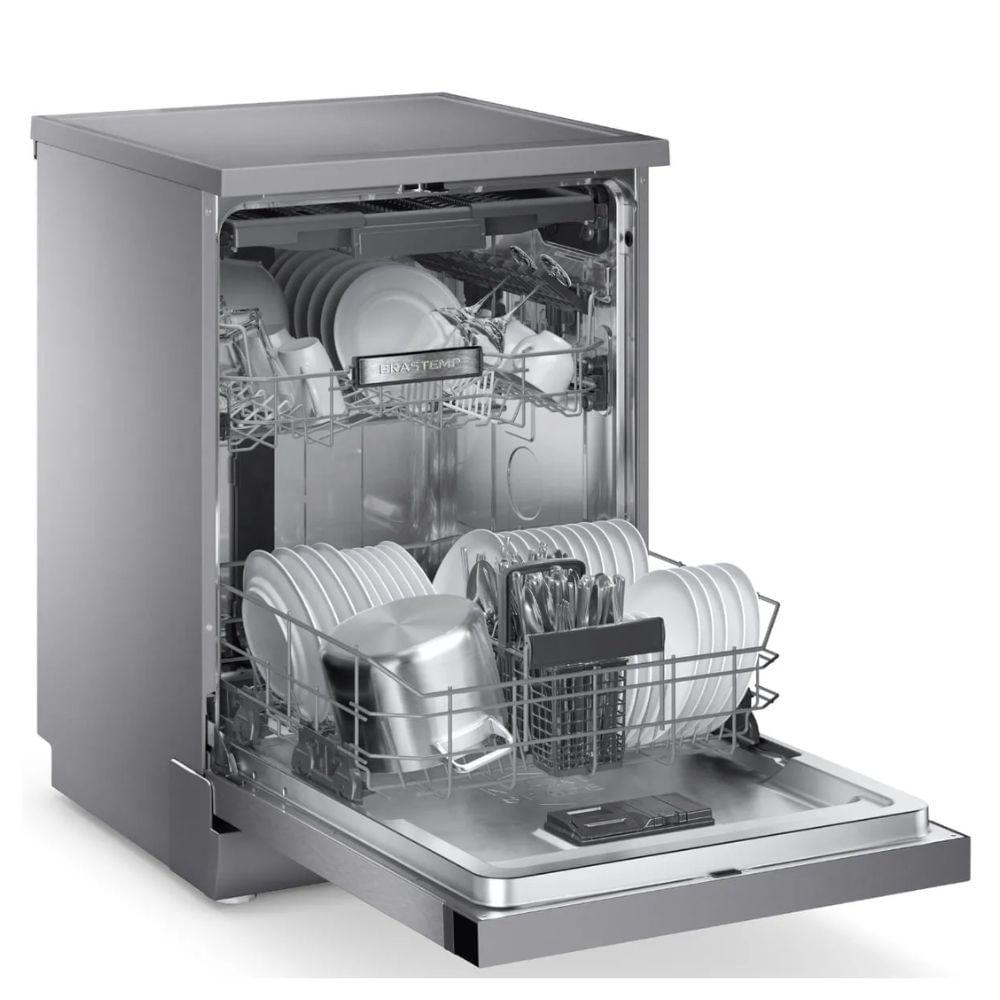 Lava-Louças Brastemp 15 Serviços Smart Sensor Inox 110V BLF61ARANA - 7